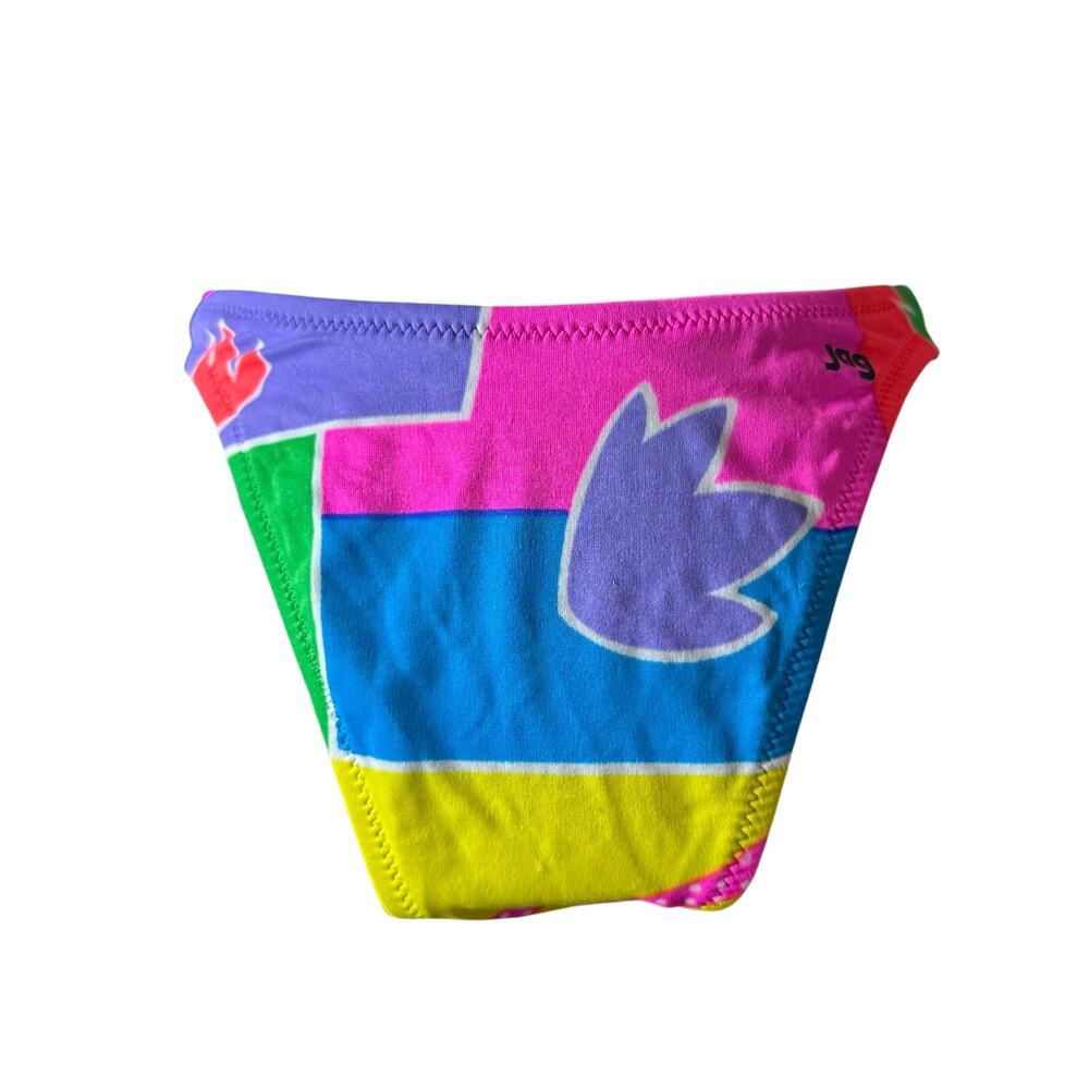 Vintage 80s/90s Cheeky Neon Pattern Bikini Bottom Jag
Women’s Size 10/med